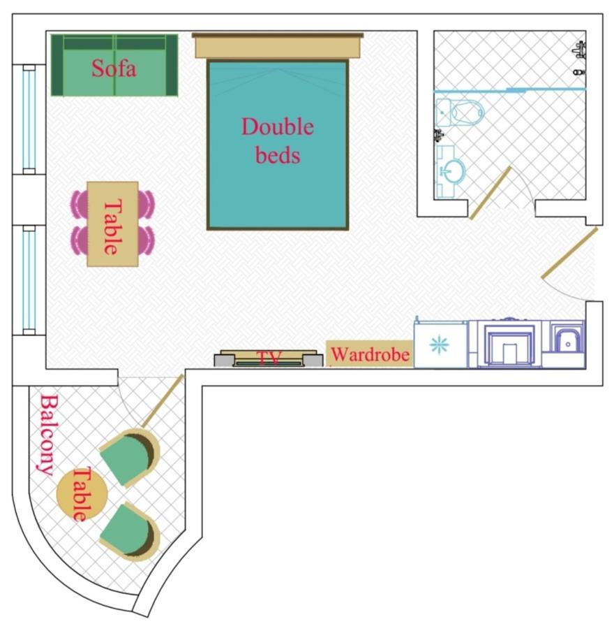 Leyla Apartments 2 Baku Bilik gambar