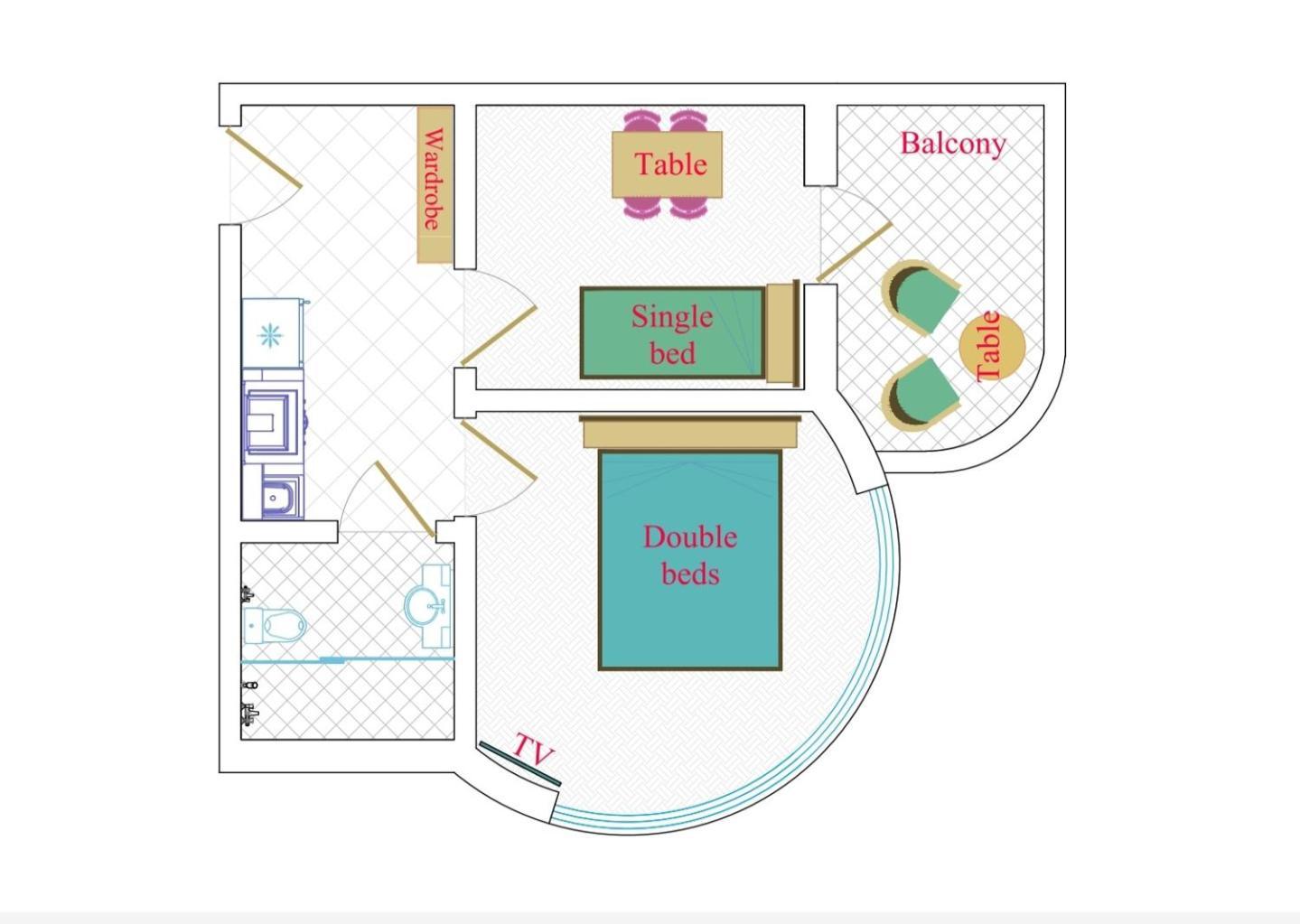 Leyla Apartments 2 Baku Bilik gambar