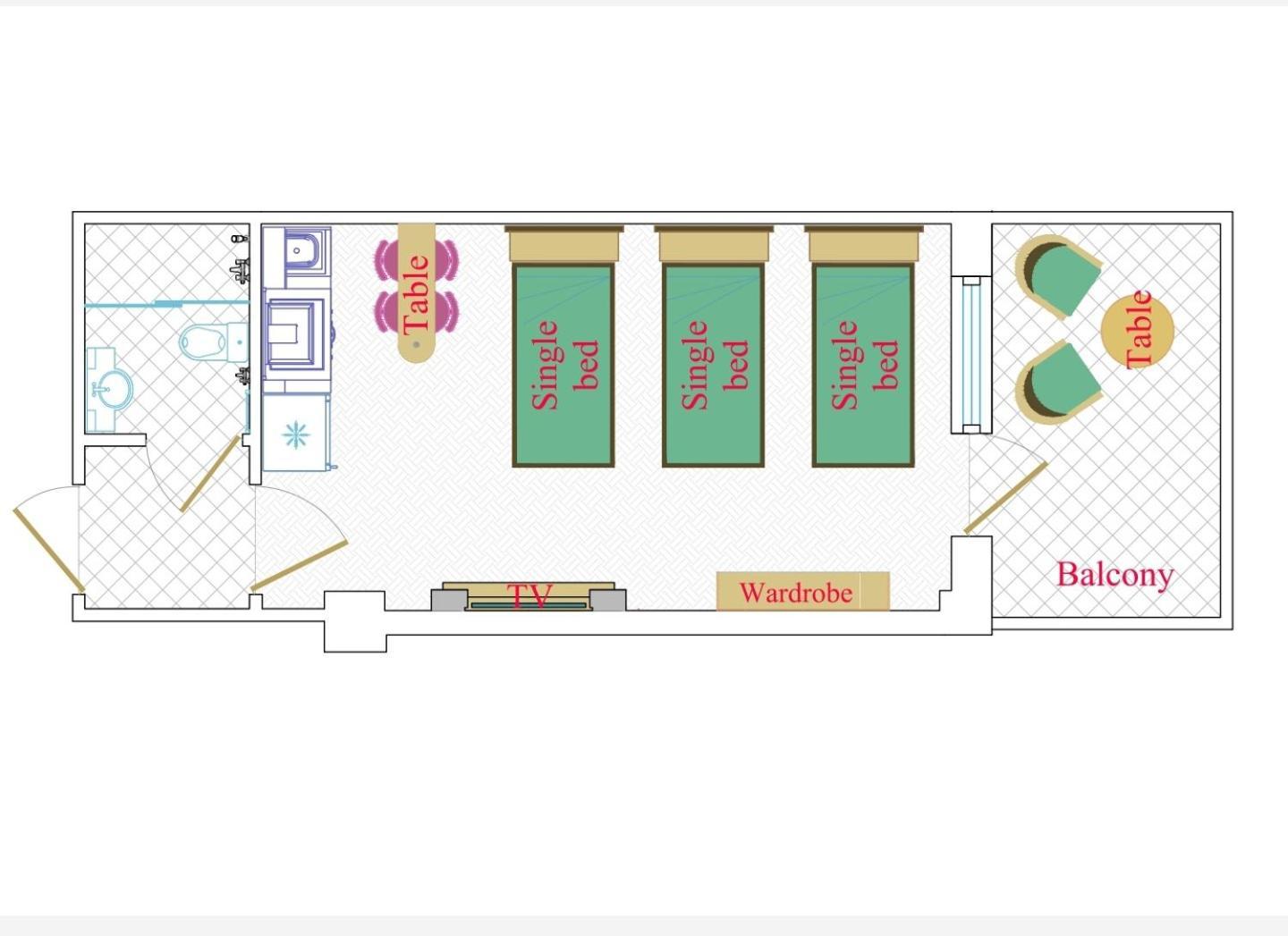 Leyla Apartments 2 Baku Bilik gambar