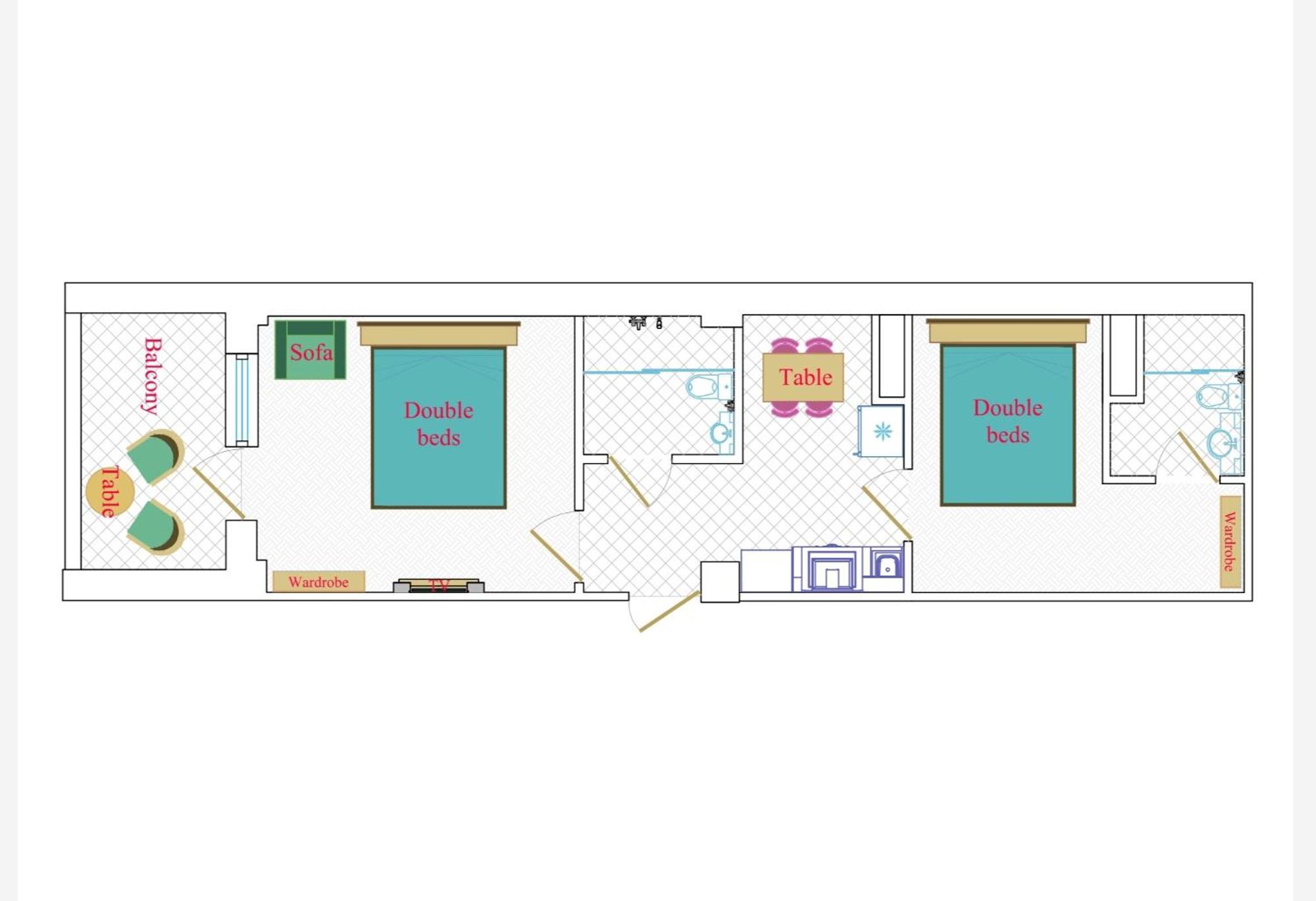 Leyla Apartments 2 Baku Bilik gambar